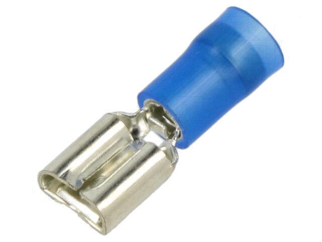 Connector: vlak; 6,3mm; 0,8mm; vrouwelijk; 1,5÷2,5mm2; klemmen Connector: vlak; 6,3mm; 0,8mm; vrouwelijk; 1,5÷2,5mm2; klemmen